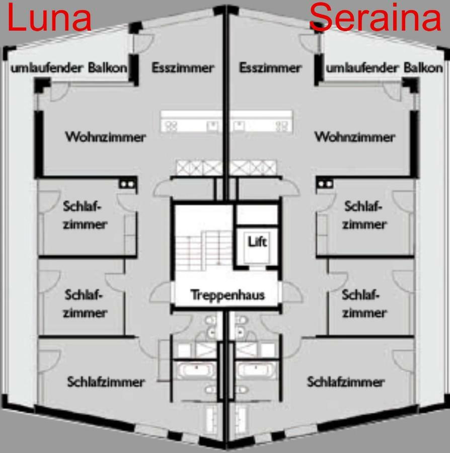 Apartmán Chesa Kristella Arosa Pokoj fotografie